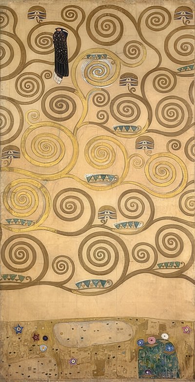 تصميم إفريز Stoclet. التفاصيل. 1905-09 بواسطة غوستاف كليمت