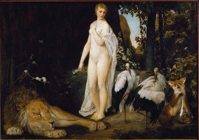 Fable (oil on canvas بواسطة غوستاف كليمت