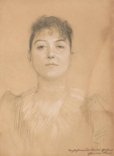 صورة لامرأة ، c.1890-1891 بواسطة غوستاف كليمت
