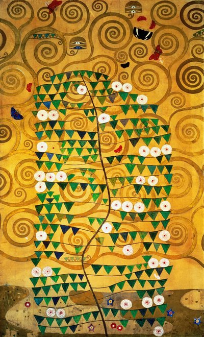 The Stoclet Frieze، Detail: Tree of Life، 1905-1909 بواسطة غوستاف كليمت