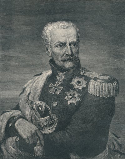Gebhard Leberecht Von Blucher ، أمير Wahlstadt ، c1815-1819 ، 1896 بواسطة جوستاف كرويل