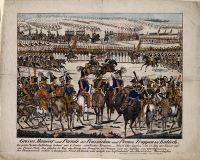 العرض الروسي البروسي في كاليس 1835 ، ج. 1850 بواسطة غوستاف كوهن