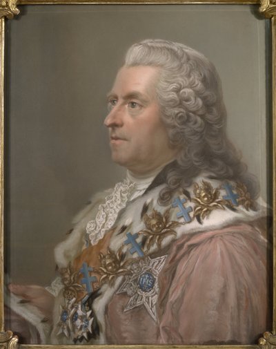 صورة للكونت كارل جوستاف تيسين (1695-1770) ، بقلم لوندبرج ، جوستاف (1695-1786). باستيل على ورق بواسطة جوستاف لوندبرج