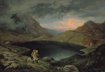 بحيرة في Riesengebirge ، 1839 بواسطة غوستاف كارل لودفيج ريختر
