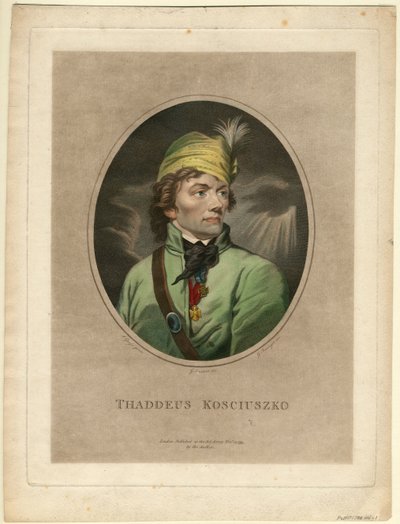 صورة لتاديوس كوسيوسزكو 1746-1817 ، 1795 بواسطة Gustav Taubert