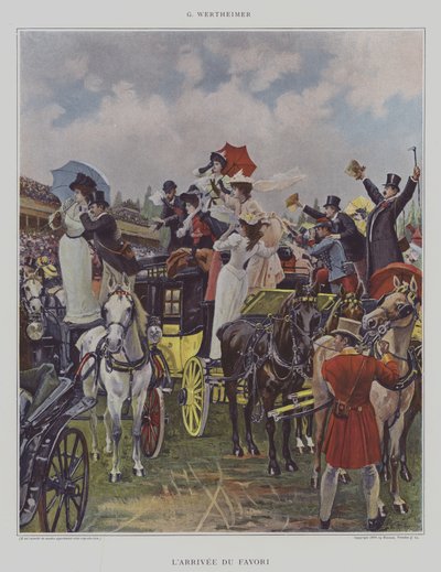 LArivee du Favori (وصول المفضلة) بواسطة Gustav Wertheimer