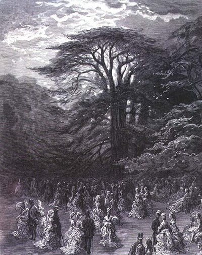 A Chiswick Fete ، من "London ، a Pilgrimage" ، بقلم ويليام بلانشارد جيرولد (1826-1884) ، نقش بواسطة ستيفان بانميكر (1847-1930) ، حانة. 1872 (نقش) بواسطة Gustave (after) Dore