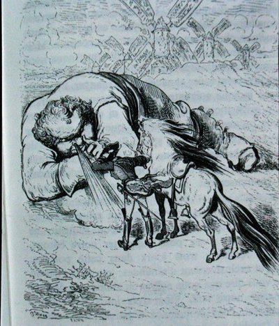 رسم توضيحي لـ "Montahausen" بواسطة تشارلز بيرولت (1628-1703) 1893 (نقش) بواسطة غوستاف (بعد) دوري