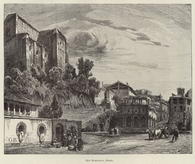 كنيسة سان دومينيكو ، سيينا بواسطة Gustave Bauernfeind