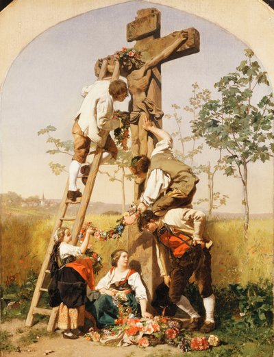 تزيين الضريح ، 1854 بواسطة غوستاف بريون