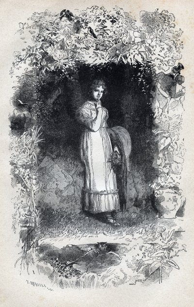 صورة فانتين في الحب بواسطة Tholomyes - رسم توضيحي لغوستاف بريون (1824-1877) لـ "البؤساء - الجزء الأول: فانتين" بقلم فيكتور هوغو (1802-1885) 1862 بواسطة غوستاف بريون
