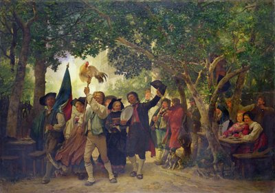 الفائز في رقصة الديك ، 1871 بواسطة غوستاف بريون