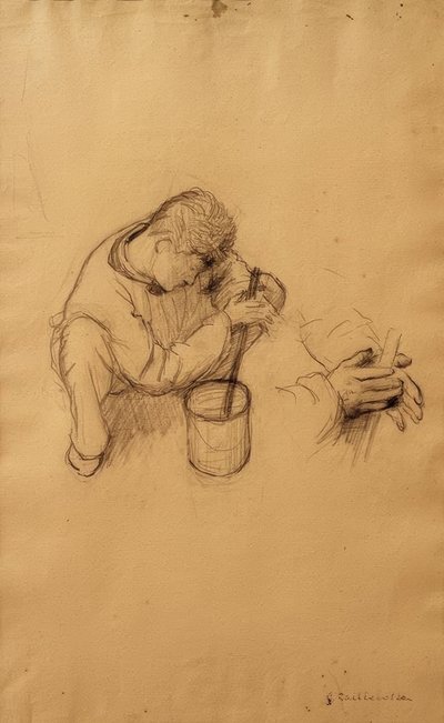 دراسة لرسامي المنزل بواسطة غوستاف كايليبوت