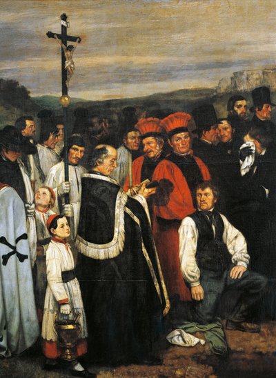 A Burial at Ornans بواسطة غوستاف كوربيت