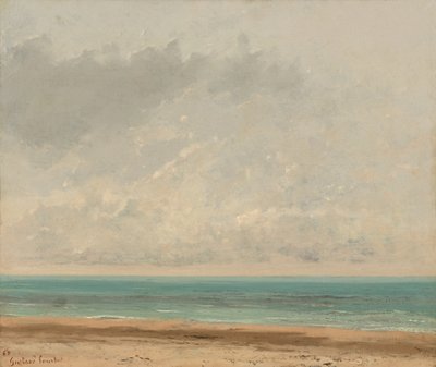 البحر الهادئ 1866. بواسطة غوستاف كوربيت