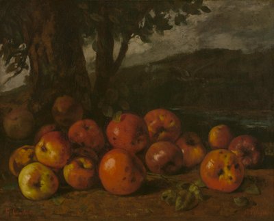 كوربيه - صورة صامتة مع تفاح، 1872 بواسطة غوستاف كوربيت