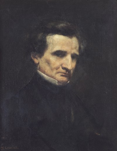 هيكتور برليوز (1803-69) 1850 بواسطة Gustave Courbet