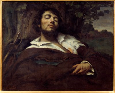 الرجل ويس الرسم بواسطة غوستاف كوربيه (1819-1877) 1844 صن. 0.81x0.97 م باريس ، متحف أورساي بواسطة غوستاف كوربيت