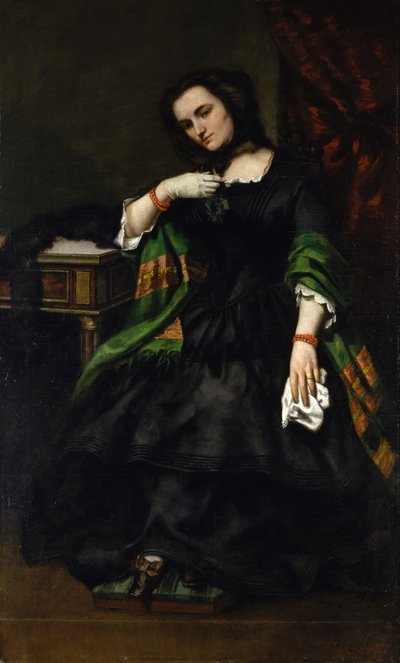مدام أوغست كوك ماتيلد ديسبورتس ، 1827-1910 ، كاليفورنيا. 1852-57. بواسطة غوستاف كوربيت