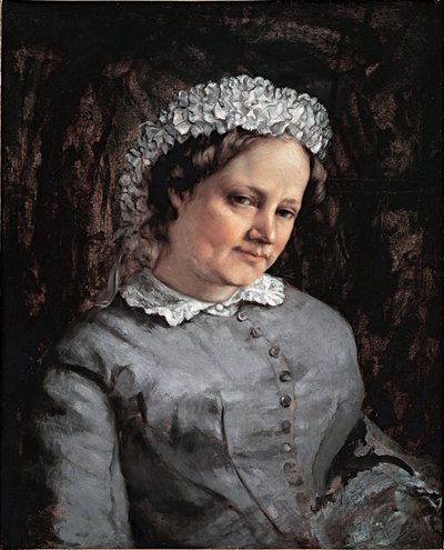 Portrait of Euphrasie Proudhon (oil on canvas بواسطة غوستاف كوربيت