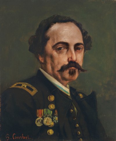 صورة الجنرال غوستاف بول كلوسيريت 1823-1900. بواسطة غوستاف كوربيت