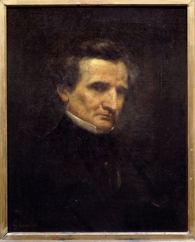 صورة لهيكتور بيرليوز (1803-1869) ، ملحن فرنسي. لوحة لغوستاف كوربيه (1819-1877) بواسطة غوستاف كوربيت