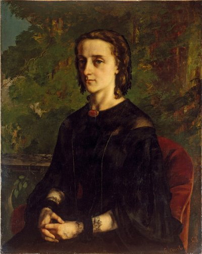 صورة السيدة دي براير أو المنفى البولندي ، 1858 بواسطة غوستاف كوربيه (1819-1877) بواسطة غوستاف كوربيت