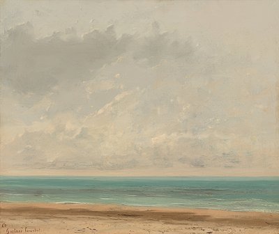 بحر الهدوء. 1866 بواسطة غوستاف كوربيت