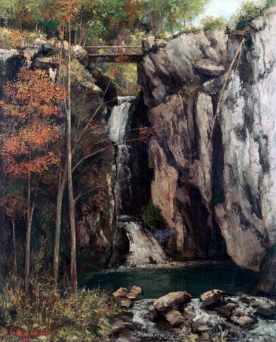 The Chasm at Conches ، 1864 بواسطة غوستاف كوربيت