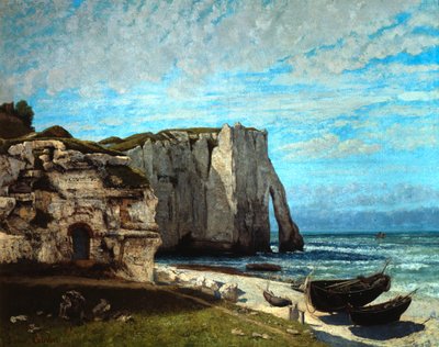 منحدرات Etretat بعد عاصفة رعدية ، 1870. بواسطة غوستاف كوربيت