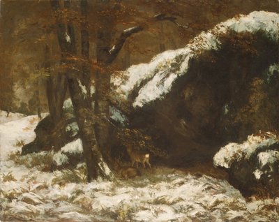 الغزلان ، كاليفورنيا. 1865. بواسطة غوستاف كوربيت