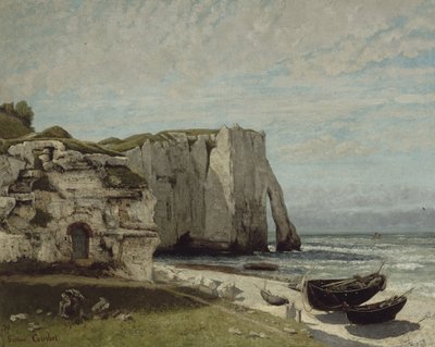 منحدرات Etretat بعد العاصفة ، 1870 بواسطة غوستاف كوربيت