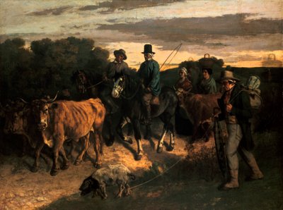 مزارعو Flagey Les Paysans de Flagey ، 1855 بواسطة غوستاف كوربيت