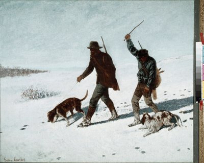الصيادون. لوحة لغوستاف كوربيه (1819-1877) بواسطة غوستاف كوربيت