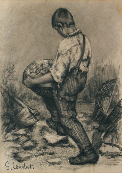 يونغ ستون بريكر ، c1864-1865 بواسطة غوستاف كوربيت