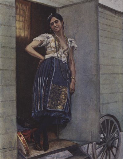 بوهيميان (غجري) بواسطة Gustave Claude Etienne Courtois