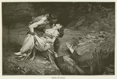 دفن عطاالله بواسطة جوستاف كلود إتيان كورتوا