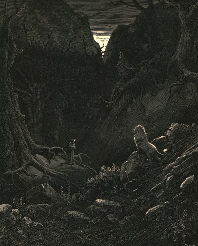 جاء أسد ، ربحني كما ظهر ، c1890. بواسطة غوستاف دور