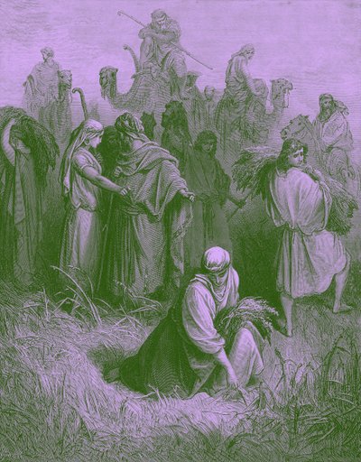 بوعز وراعوث - الكتاب المقدس بواسطة غوستاف دور