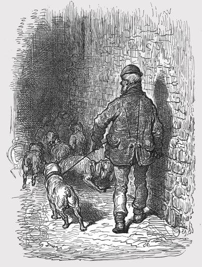 "Bull Dogs" ، 1872. بواسطة غوستاف دور