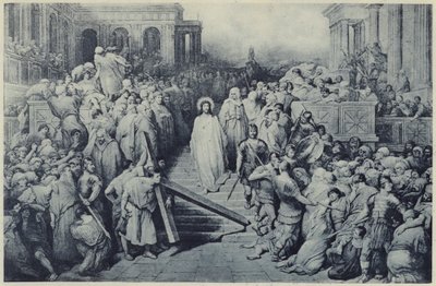 المسيح يغادر دار الحضانة (ليثو) بواسطة غوستاف دور