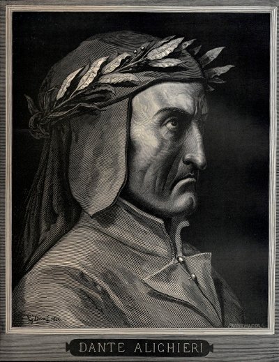 دانتي أليغيري 1265-1321 ، 1860. بواسطة غوستاف دور