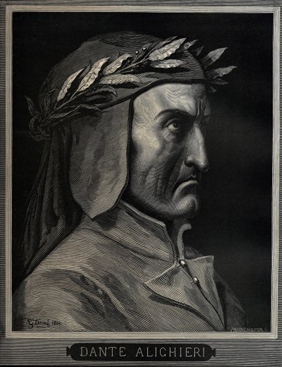 دانتي أليغييري 1265-1321 ، 1860 بواسطة غوستاف دور