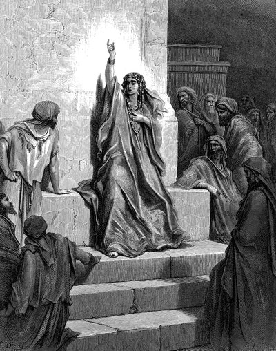 ديبورا ، النبي والقاضي العبري ، 1866 بواسطة غوستاف دور