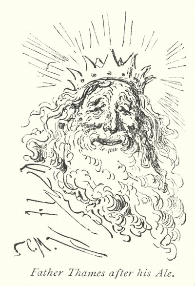 الأب تيمز بعد البيرة (نقش) بواسطة غوستاف دور