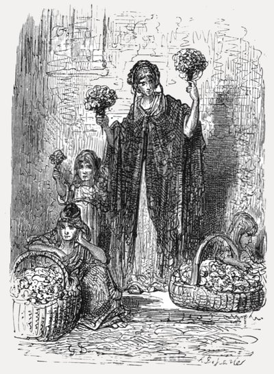 "زهرة بنات" ، 1872. بواسطة غوستاف دور