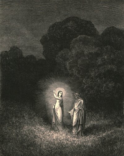 أنا ، الذي قدم لك الآن على هذه المهمة ، am بياتريس ، c1890. بواسطة غوستاف دور