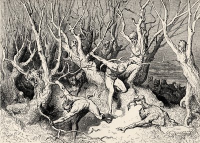 رسم توضيحي للكوميديا الإلهية - الجحيم (La Divina Commedia، L#39;Inferno) بقلم دانتي بواسطة غوستاف دور