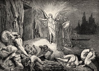 رسم توضيحي للكوميديا الإلهية - الجحيم (لا ديفينا كوميديا ، لا إنفيرنو) لدانتي بواسطة غوستاف دور