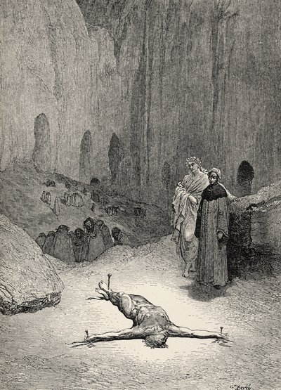 رسم توضيحي للكوميديا الإلهية - الجحيم (La Divina Commedia، L